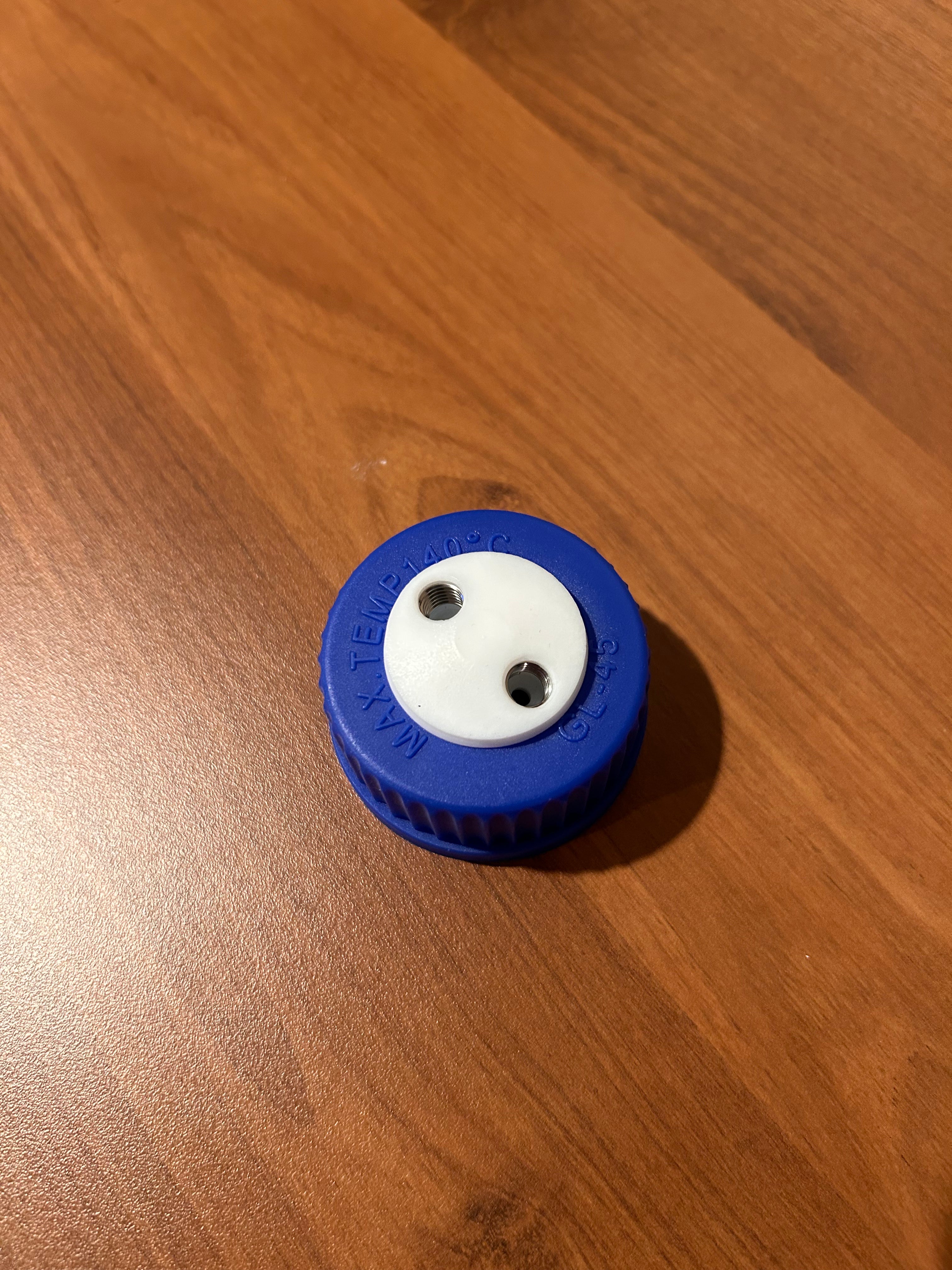 2-port GL45 Screw Cap - Autoclavable
